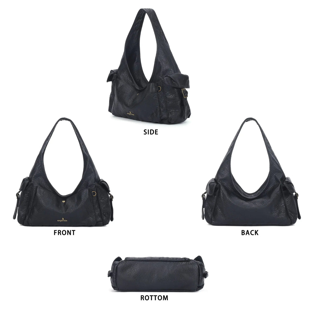 Vintage Crescent Hobo Underarm Shoulder Bag