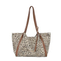 Vintage Leopard Print Shoulder Bag – Soft-Shape Everyday Carry
