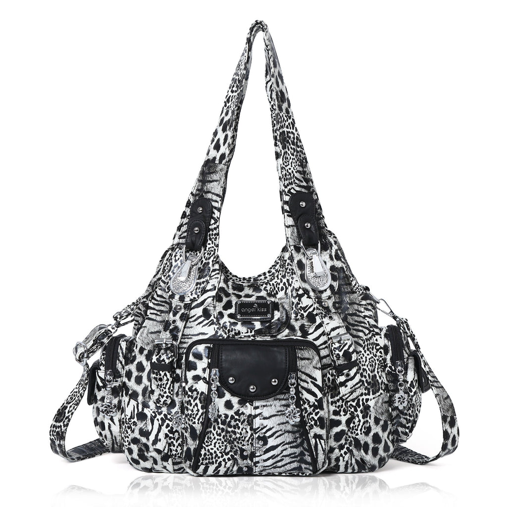 Faux Leather Leopard Print Shoulder Bag · Crossbody Purse For Women